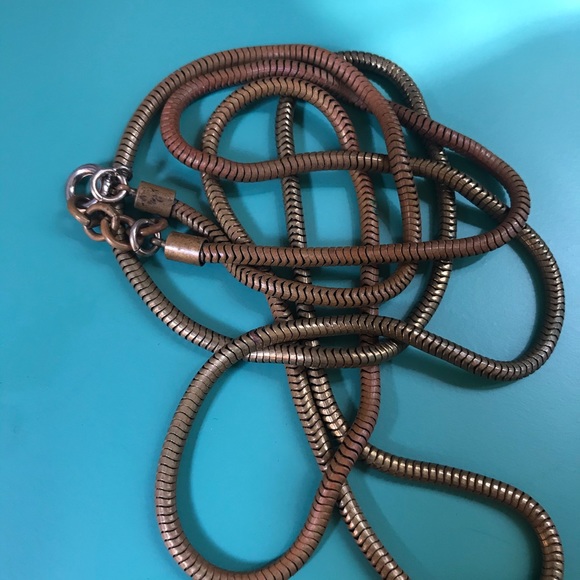 Vintage Majorie Baer SF  Mixed Metal Necklace - Picture 4 of 6